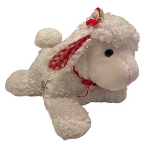 EDEN 9" Stuffed Fleece Plush MARY HAD A LITTLE LAMB Musical Wind Up Vintage
